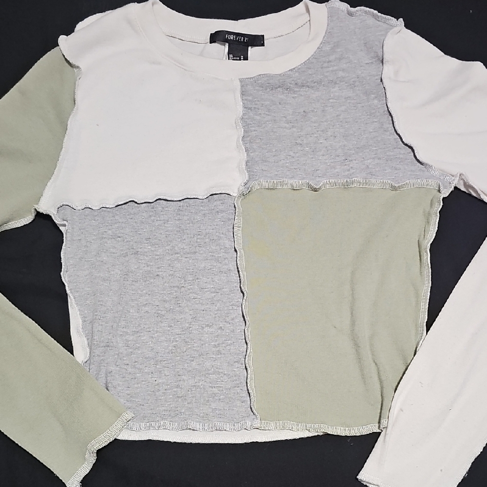 Forever 21 Colorblock Top